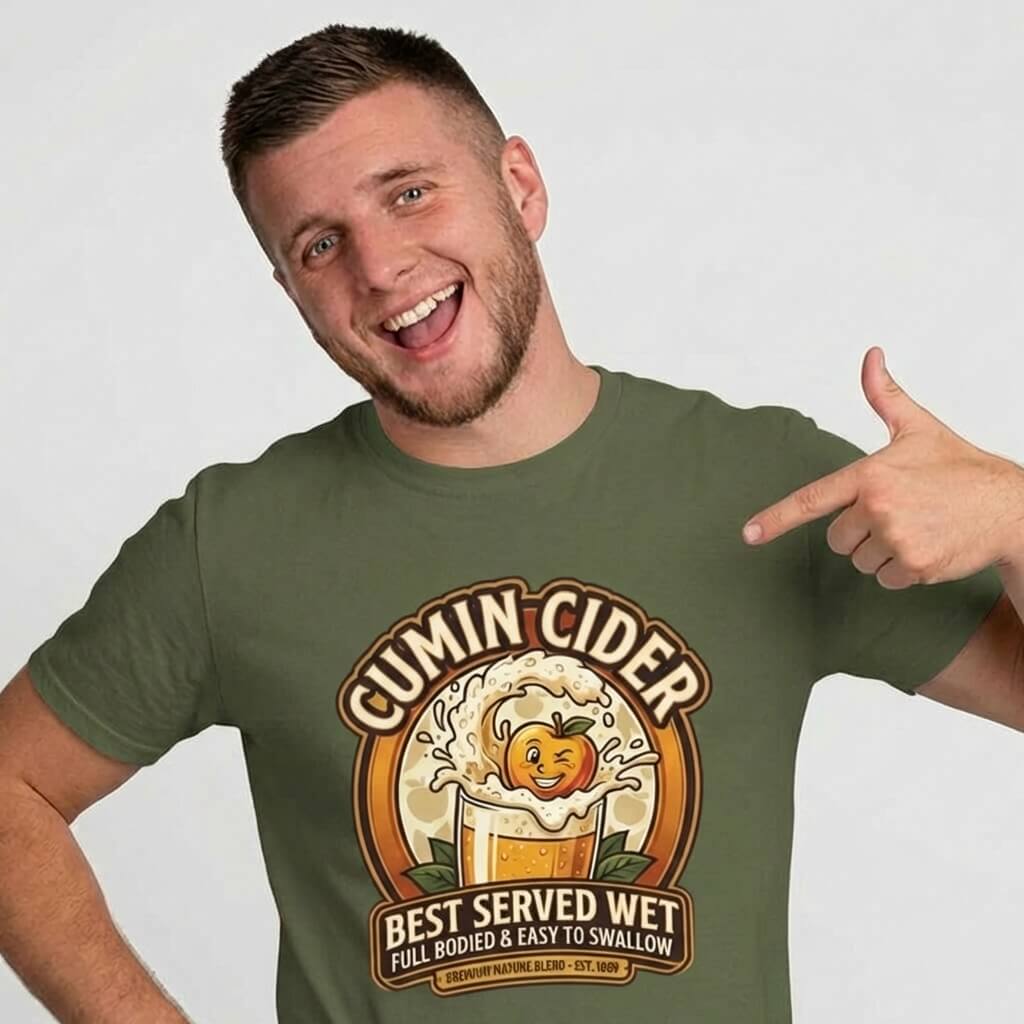 Cumin Cider Stag Do Tee - Shit Shirt Club 