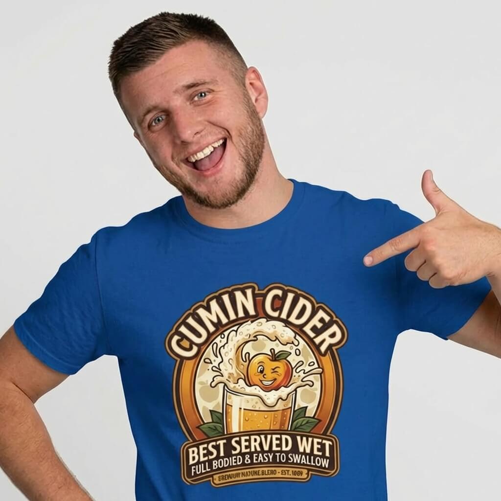 Cumin Cider Stag Do Tee - Shit Shirt Club 