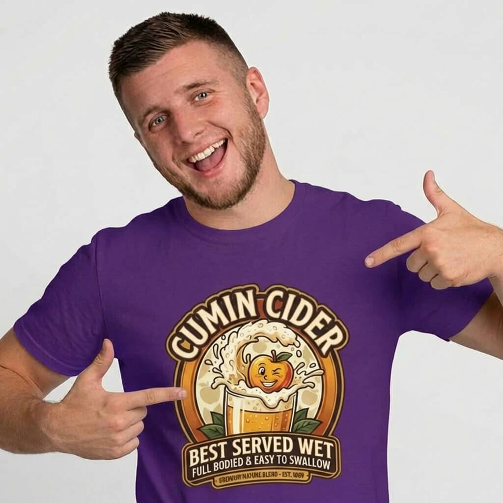 Cumin Cider Stag Do Tee - Shit Shirt Club 