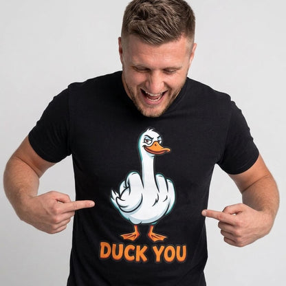Duck You T-Shirt | Funny Rude Duck Pun Tee - Shit Shirt Club 