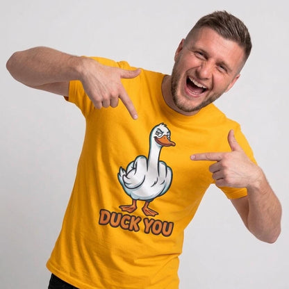 Duck You T-Shirt | Funny Rude Duck Pun Tee - Shit Shirt Club 
