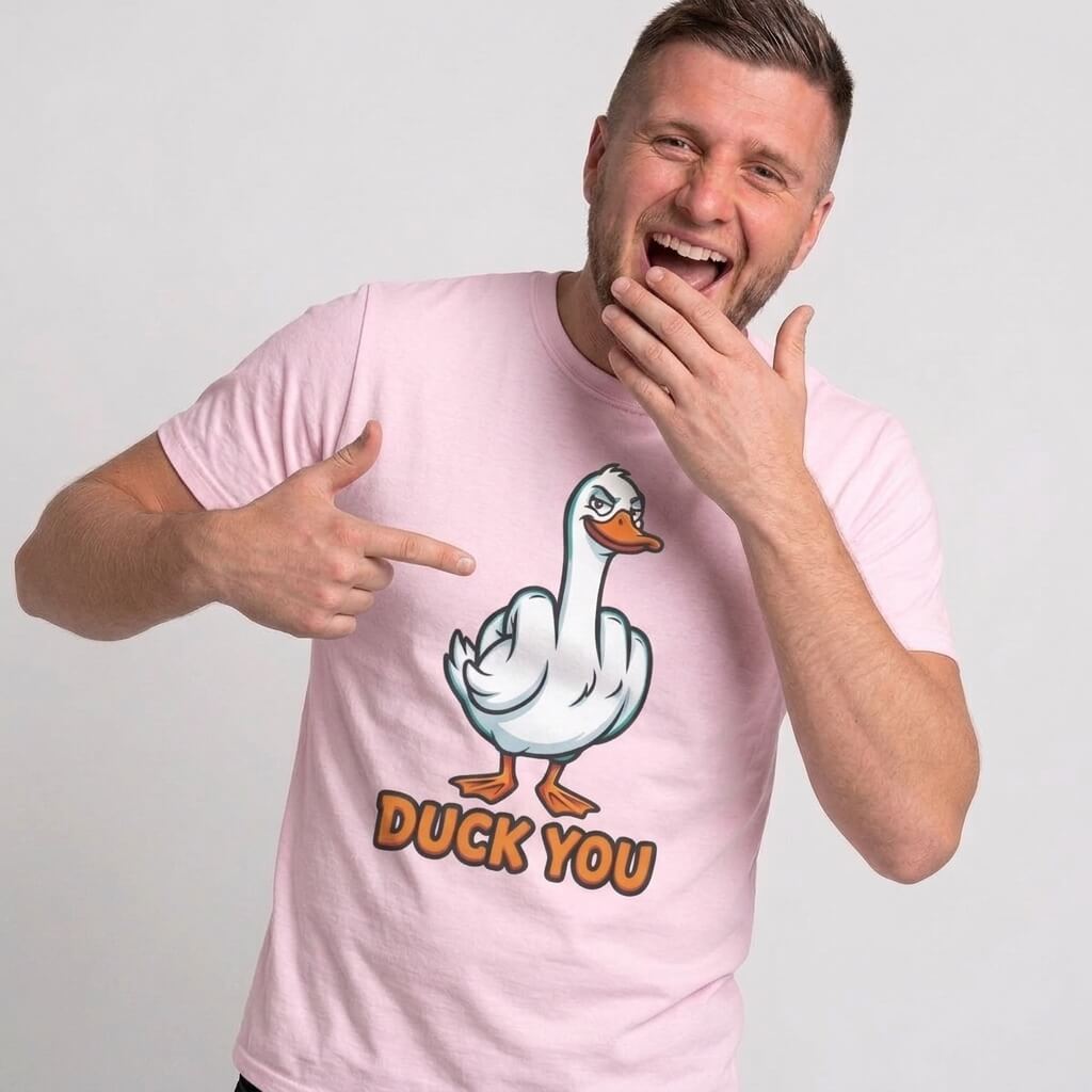 Duck You T-Shirt | Funny Rude Duck Pun Tee - Shit Shirt Club 