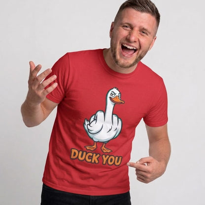 Duck You T-Shirt | Funny Rude Duck Pun Tee - Shit Shirt Club 
