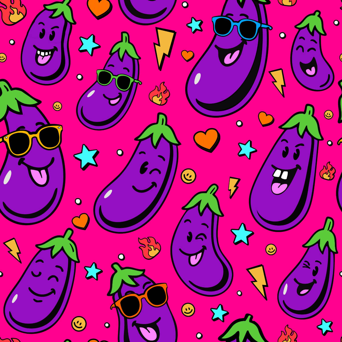 Jolly Todger Eggplant Golf Polo