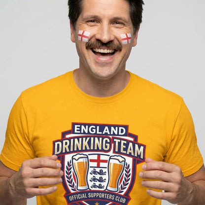 England Football Drinking Team Tee - Shit Shirt Club 