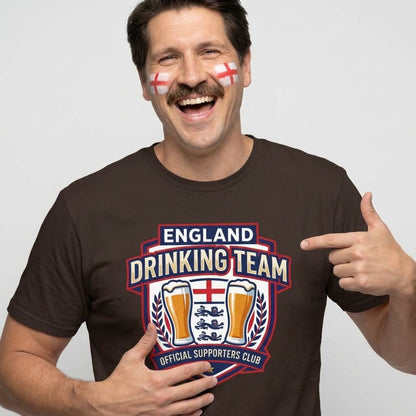 England Football Drinking Team Tee - Shit Shirt Club 