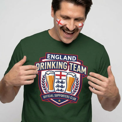 England Football Drinking Team Tee - Shit Shirt Club 