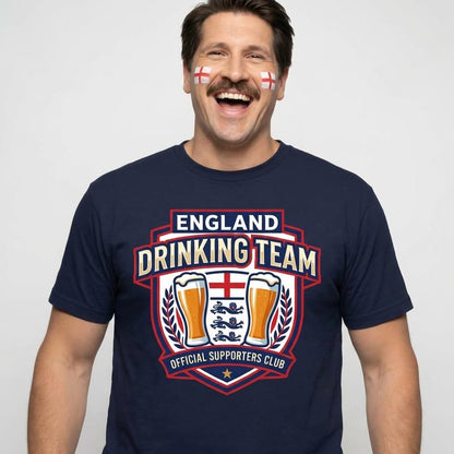 England Football Drinking Team Tee - Shit Shirt Club 