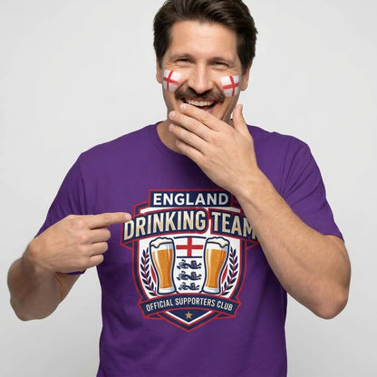 England Football Drinking Team Tee - Shit Shirt Club 