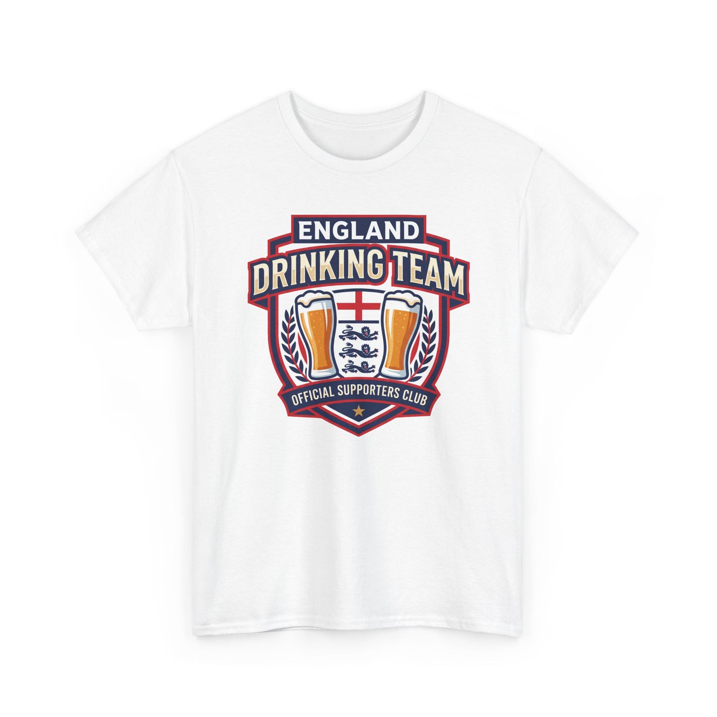England Football Drinking Team Tee - Shit Shirt Club 