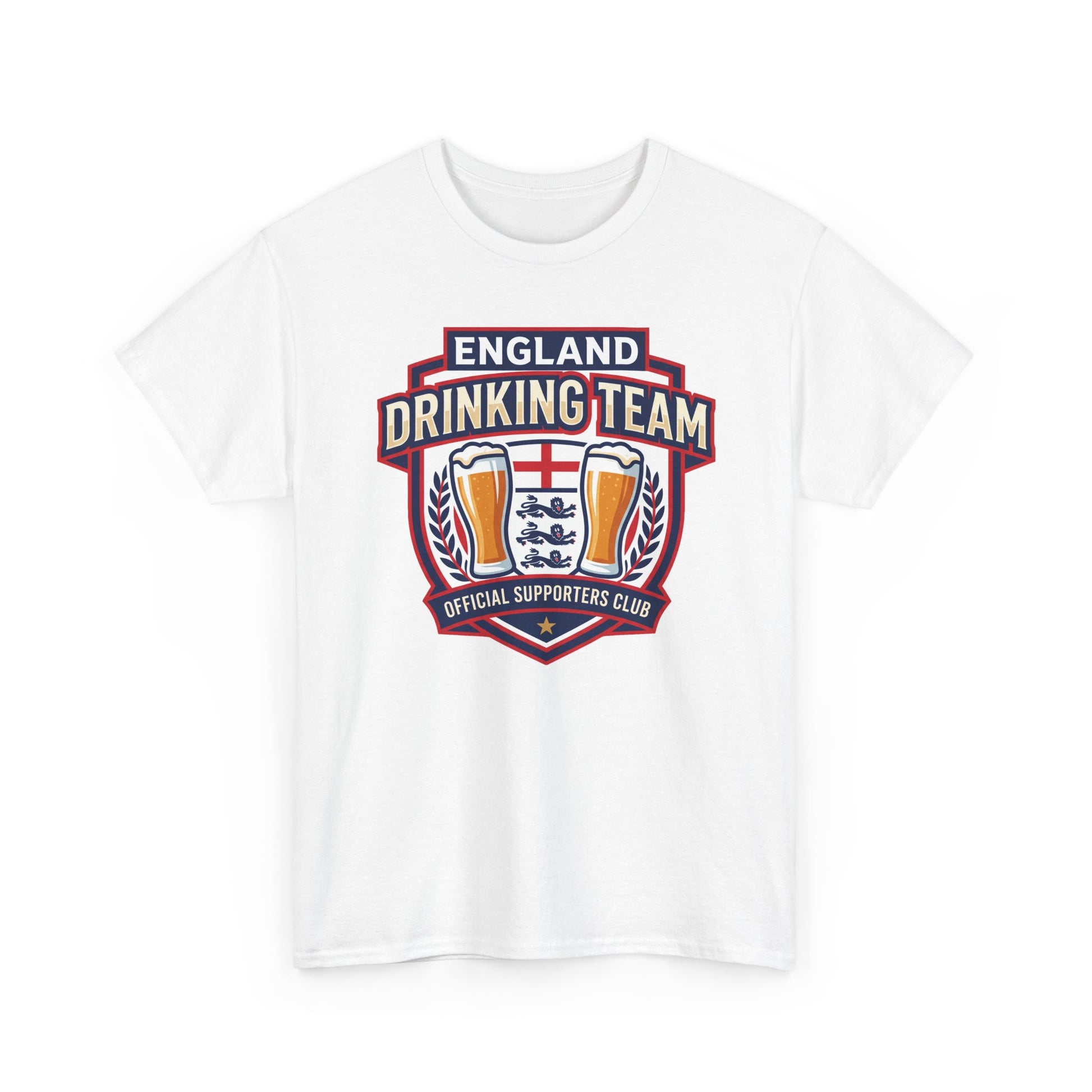 England Football Drinking Team Tee - Shit Shirt Club 