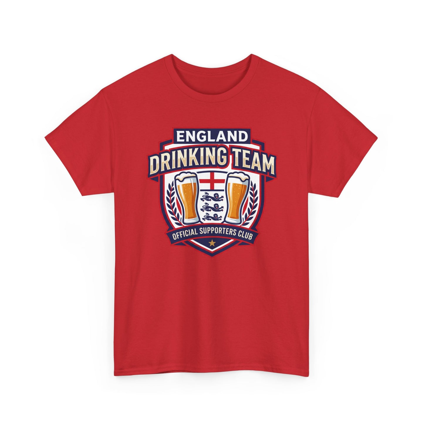 England Football Drinking Team Tee - Shit Shirt Club 