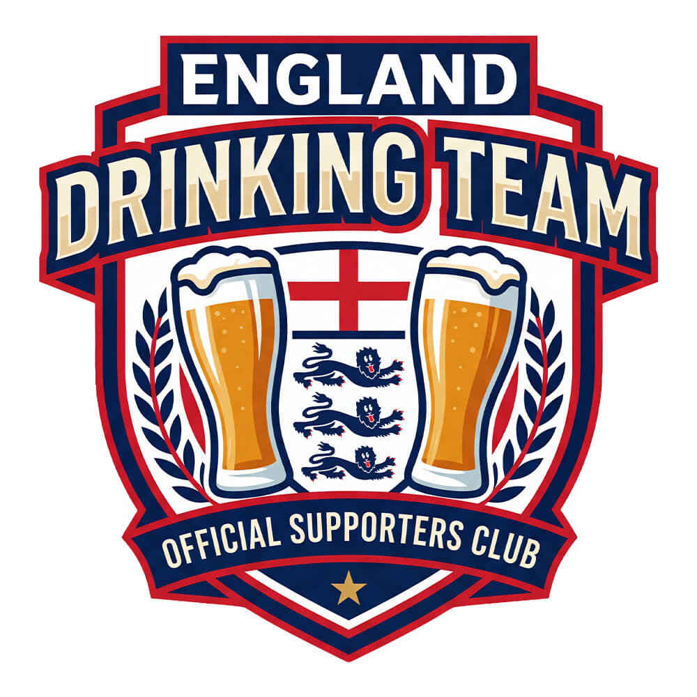 England Football Drinking Team Tee - Shit Shirt Club 