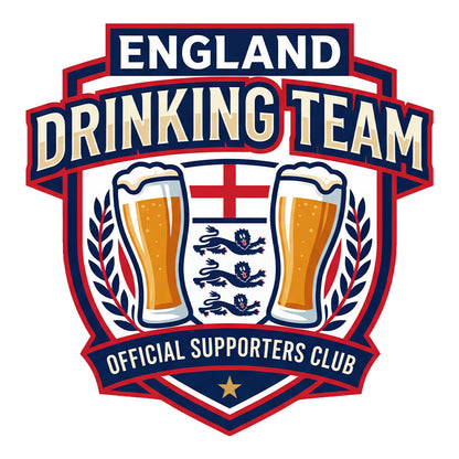 England Football Drinking Team Tee - Shit Shirt Club 