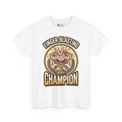 Finger Blasting Champion Stag Do Tee - Shit Shirt Club 