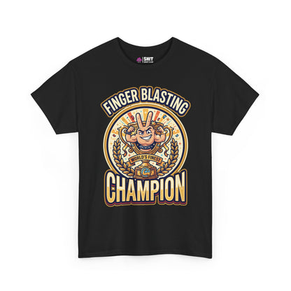 Finger Blasting Champion Stag Do Tee - Shit Shirt Club 