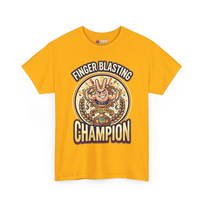 Finger Blasting Champion Stag Do Tee - Shit Shirt Club 