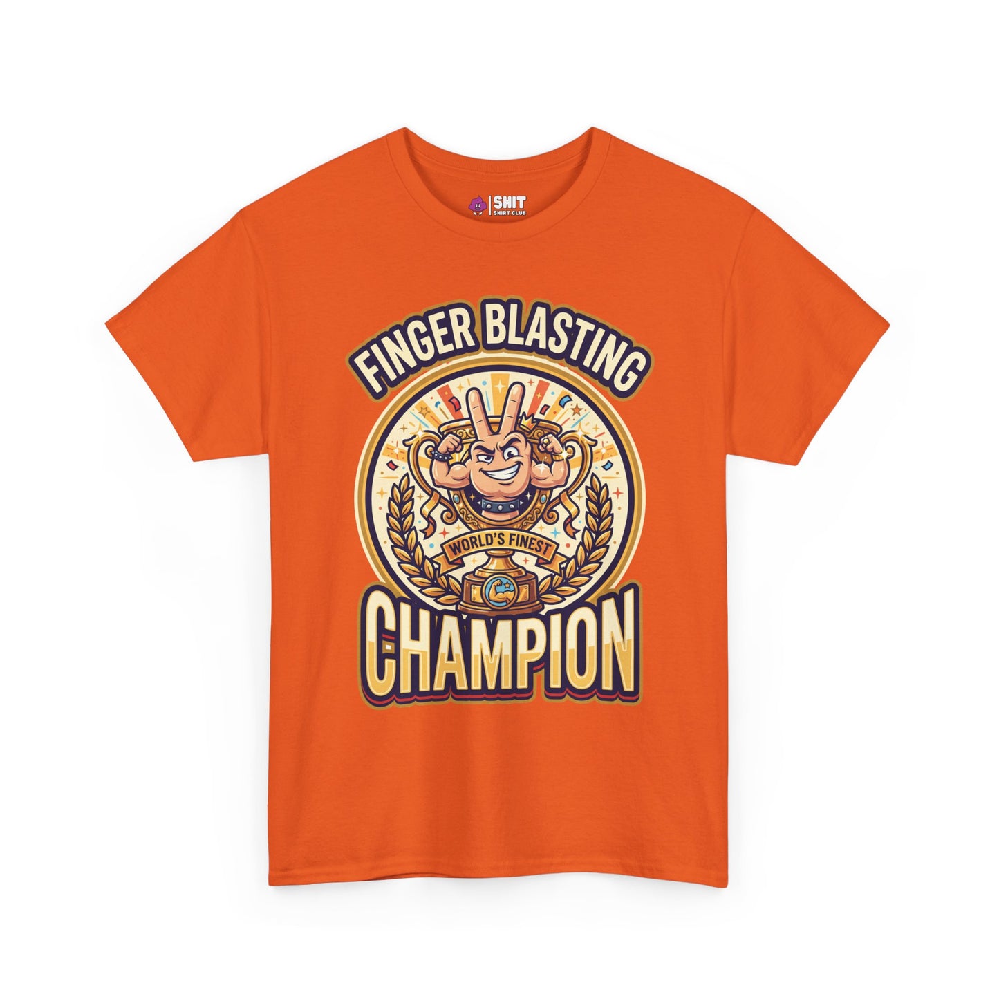 Finger Blasting Champion Stag Do Tee - Shit Shirt Club 