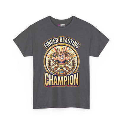 Finger Blasting Champion Stag Do Tee - Shit Shirt Club 