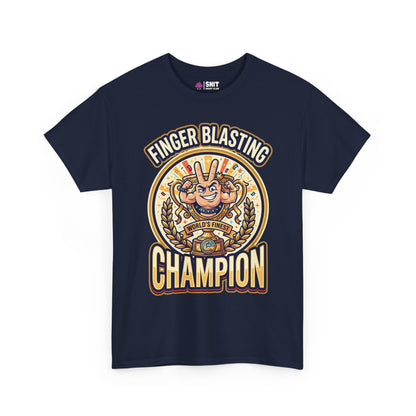 Finger Blasting Champion Stag Do Tee - Shit Shirt Club 