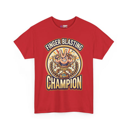 Finger Blasting Champion Stag Do Tee - Shit Shirt Club 