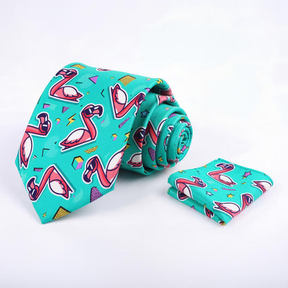 Flamingo Fandango Tie Set - Shit Shirt Club 