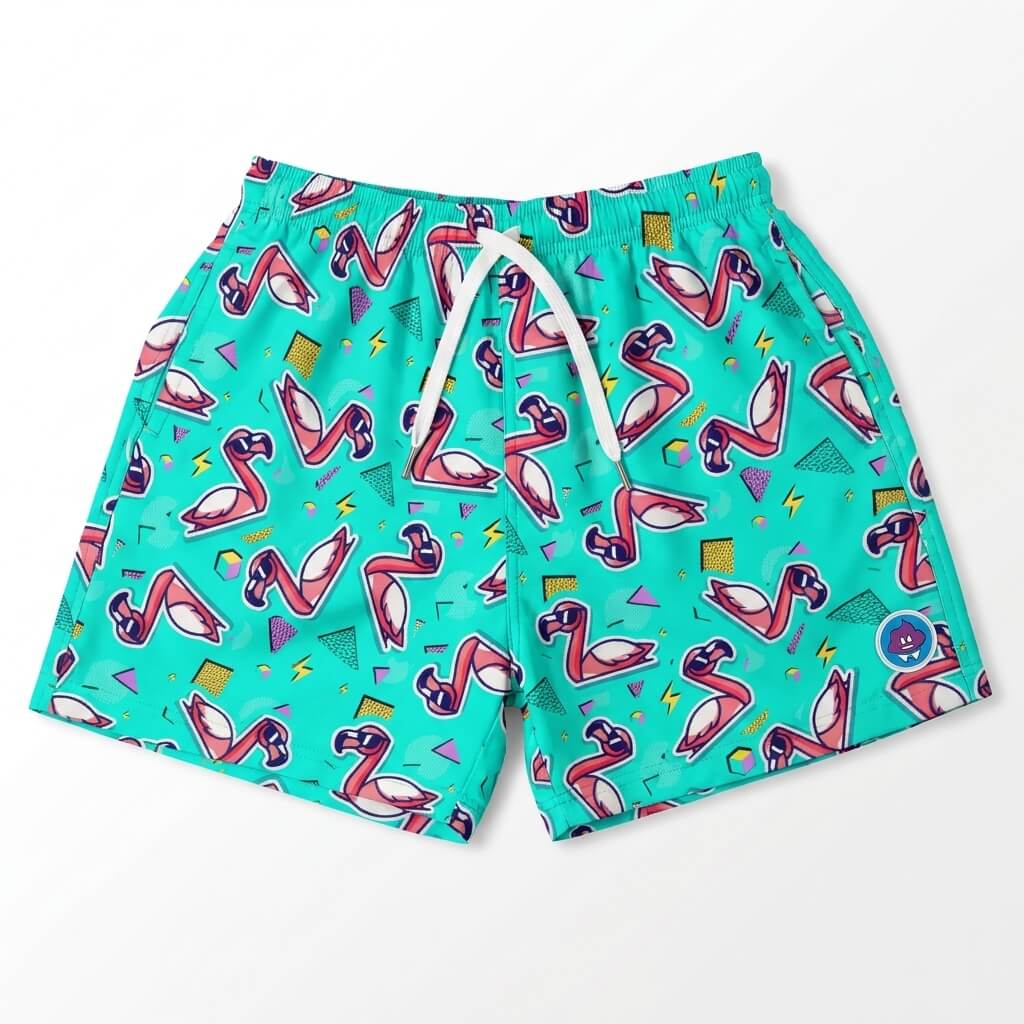 Flamingo Fandango Shit Shorts