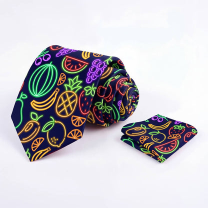 Fluorescent Fruit Fiesta Tie Set - Shit Shirt Club 