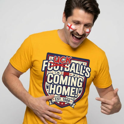 "Football’s Coming Home" Funny England Football Tee - Shit Shirt Club 