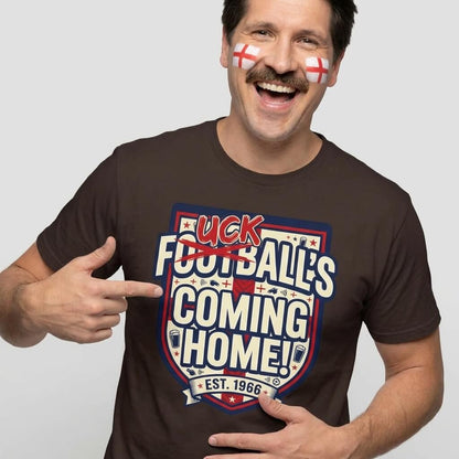 "Football’s Coming Home" Funny England Football Tee - Shit Shirt Club 