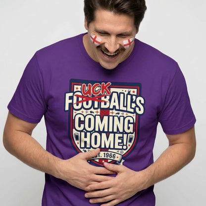 "Football’s Coming Home" Funny England Football Tee - Shit Shirt Club 