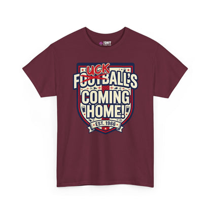 "Football’s Coming Home" Funny England Football Tee - Shit Shirt Club 