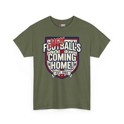"Football’s Coming Home" Funny England Football Tee - Shit Shirt Club 