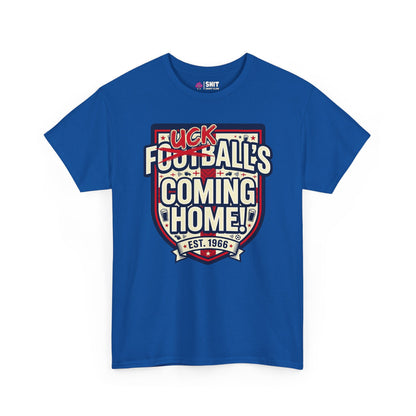 "Football’s Coming Home" Funny England Football Tee - Shit Shirt Club 