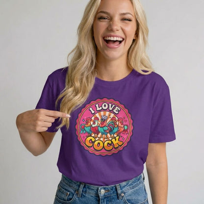 I Love Cock Hen Do Tee - Shit Shirt Club 