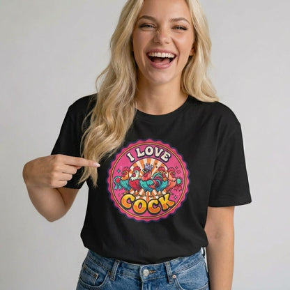 I Love Cock Hen Do Tee - Shit Shirt Club 