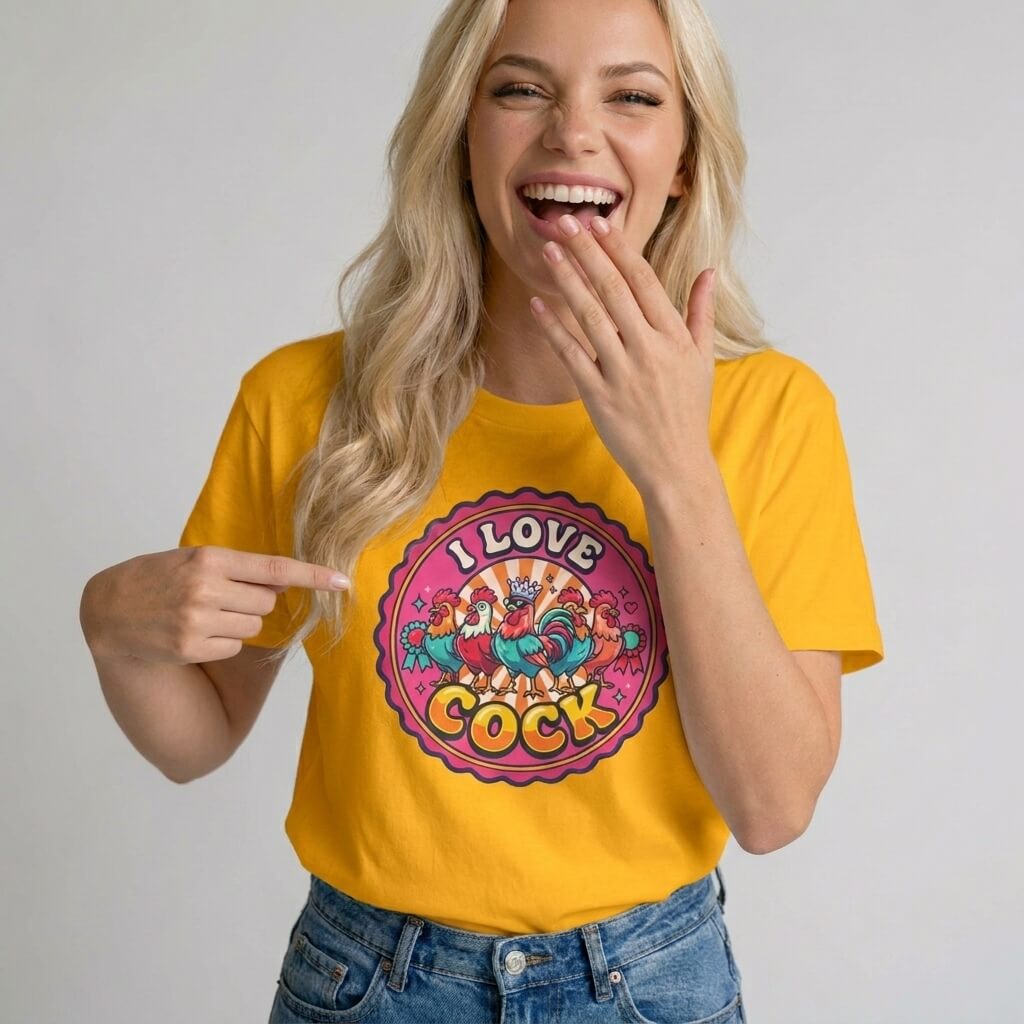 I Love Cock Hen Do Tee - Shit Shirt Club 