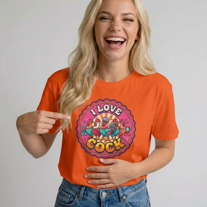 I Love Cock Hen Do Tee - Shit Shirt Club 