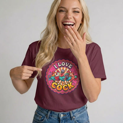 I Love Cock Hen Do Tee - Shit Shirt Club 