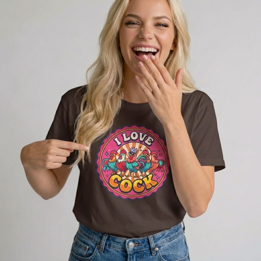 I Love Cock Hen Do Tee - Shit Shirt Club 