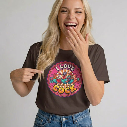 I Love Cock Hen Do Tee - Shit Shirt Club 