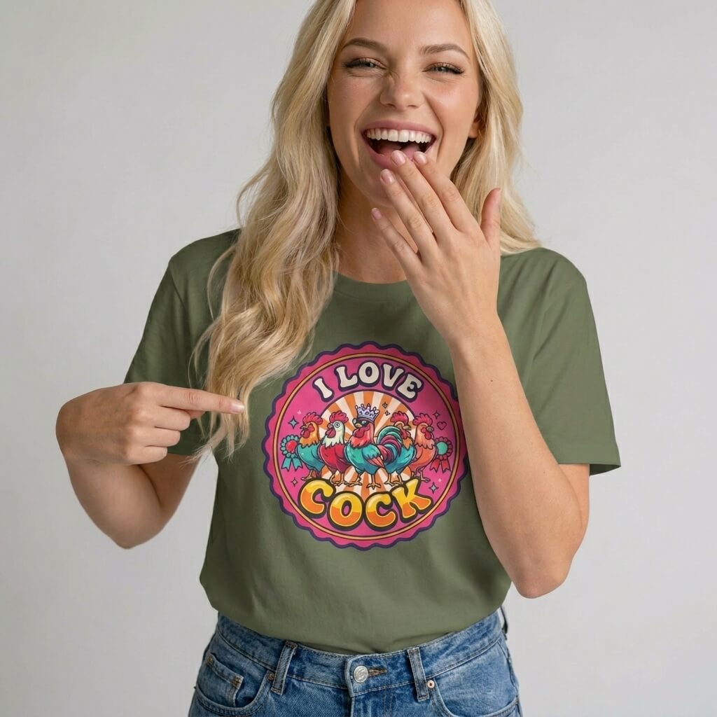 I Love Cock Hen Do Tee - Shit Shirt Club 