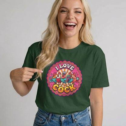 I Love Cock Hen Do Tee - Shit Shirt Club 