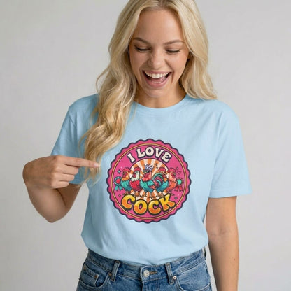 I Love Cock Hen Do Tee - Shit Shirt Club 