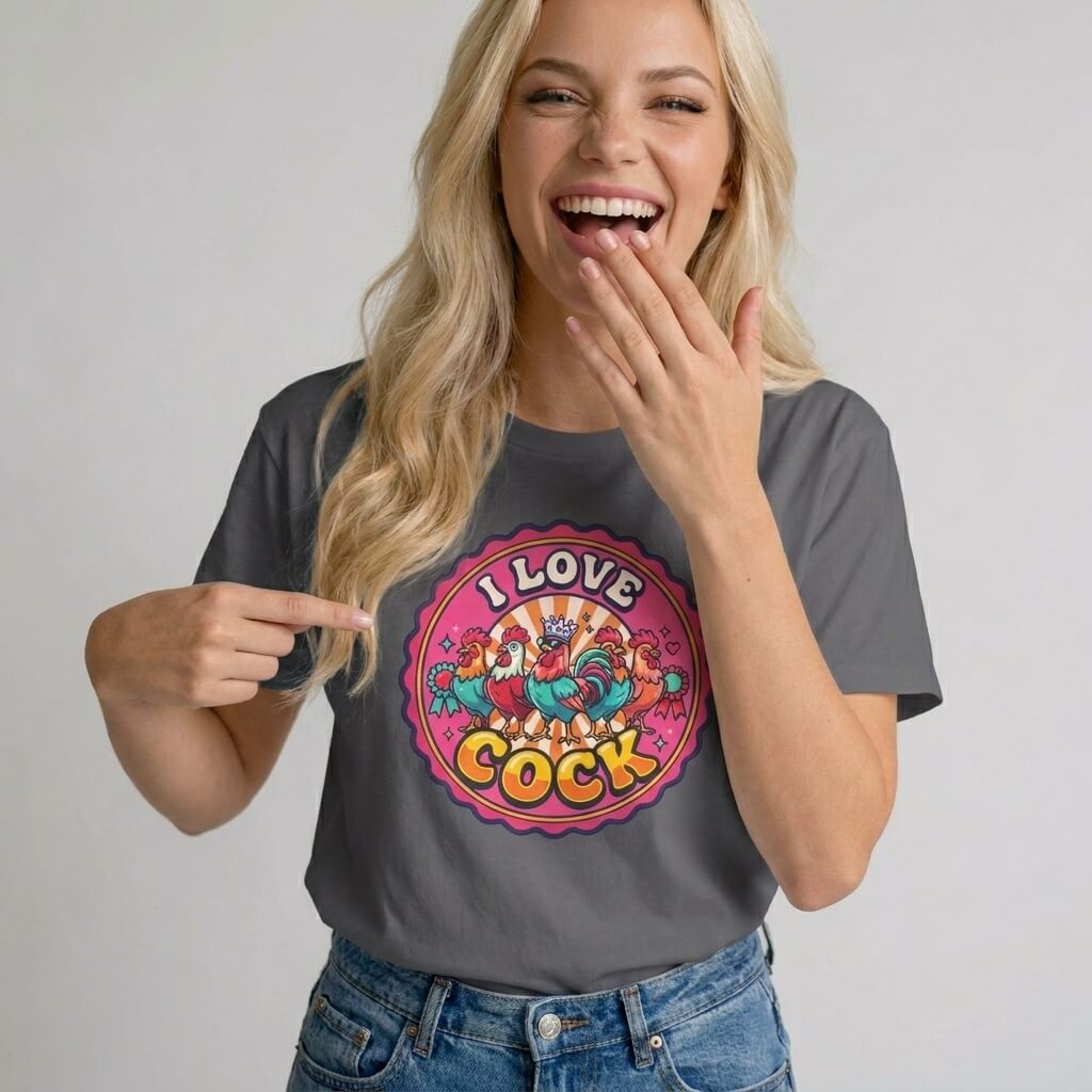 I Love Cock Hen Do Tee - Shit Shirt Club 