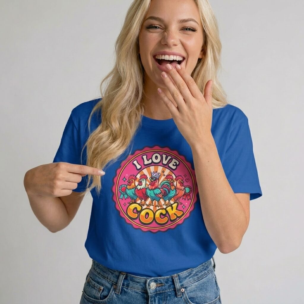 I Love Cock Hen Do Tee - Shit Shirt Club 