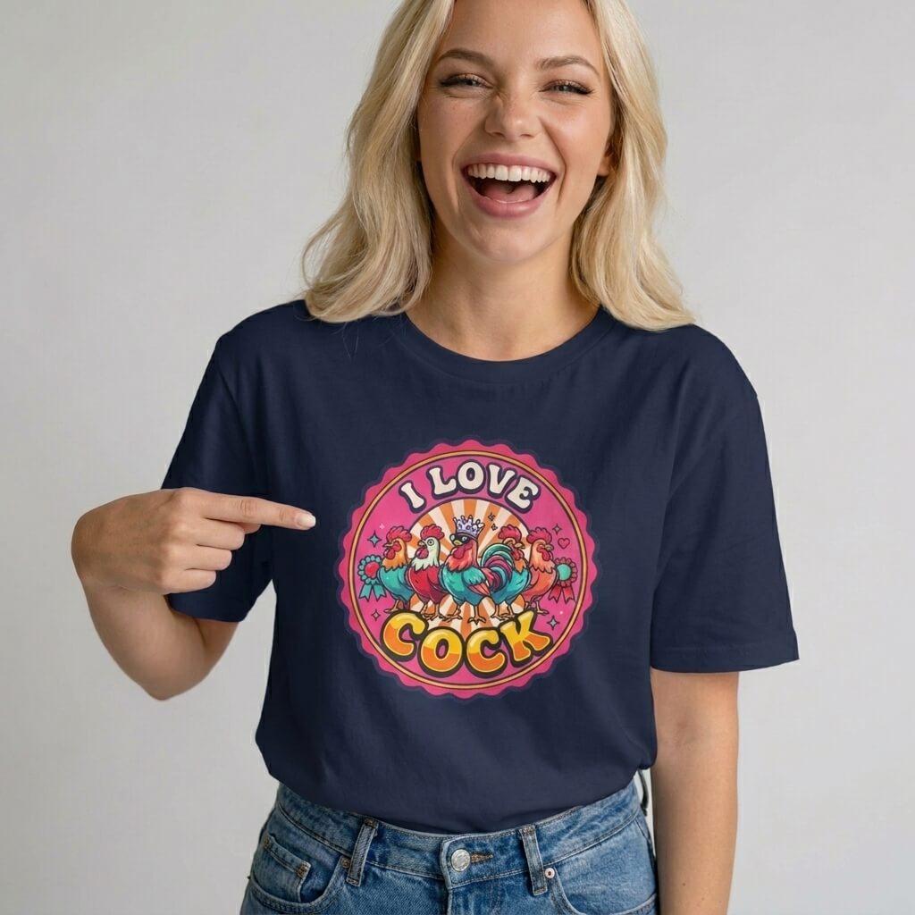 I Love Cock Hen Do Tee - Shit Shirt Club 