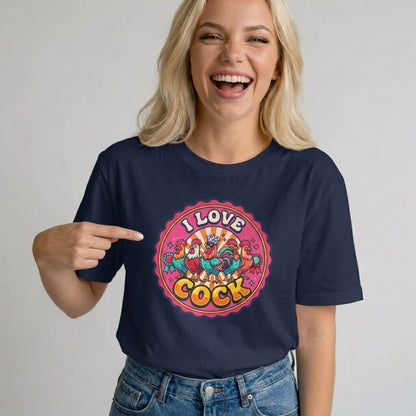 I Love Cock Hen Do Tee - Shit Shirt Club 