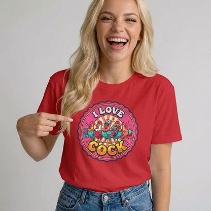 I Love Cock Hen Do Tee - Shit Shirt Club 