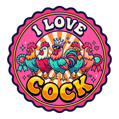 I Love Cock Hen Do Tee - Shit Shirt Club 